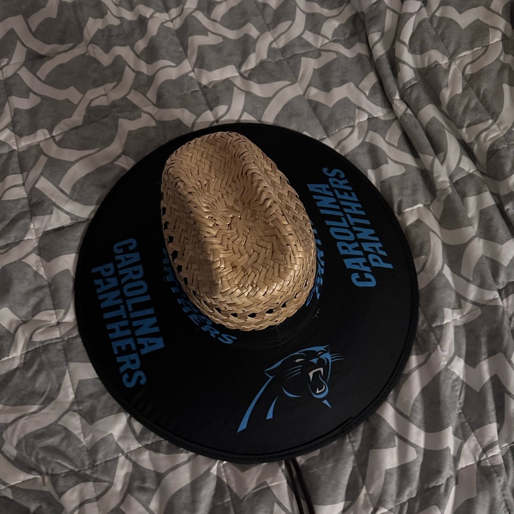 Carolina Panthers straw hat